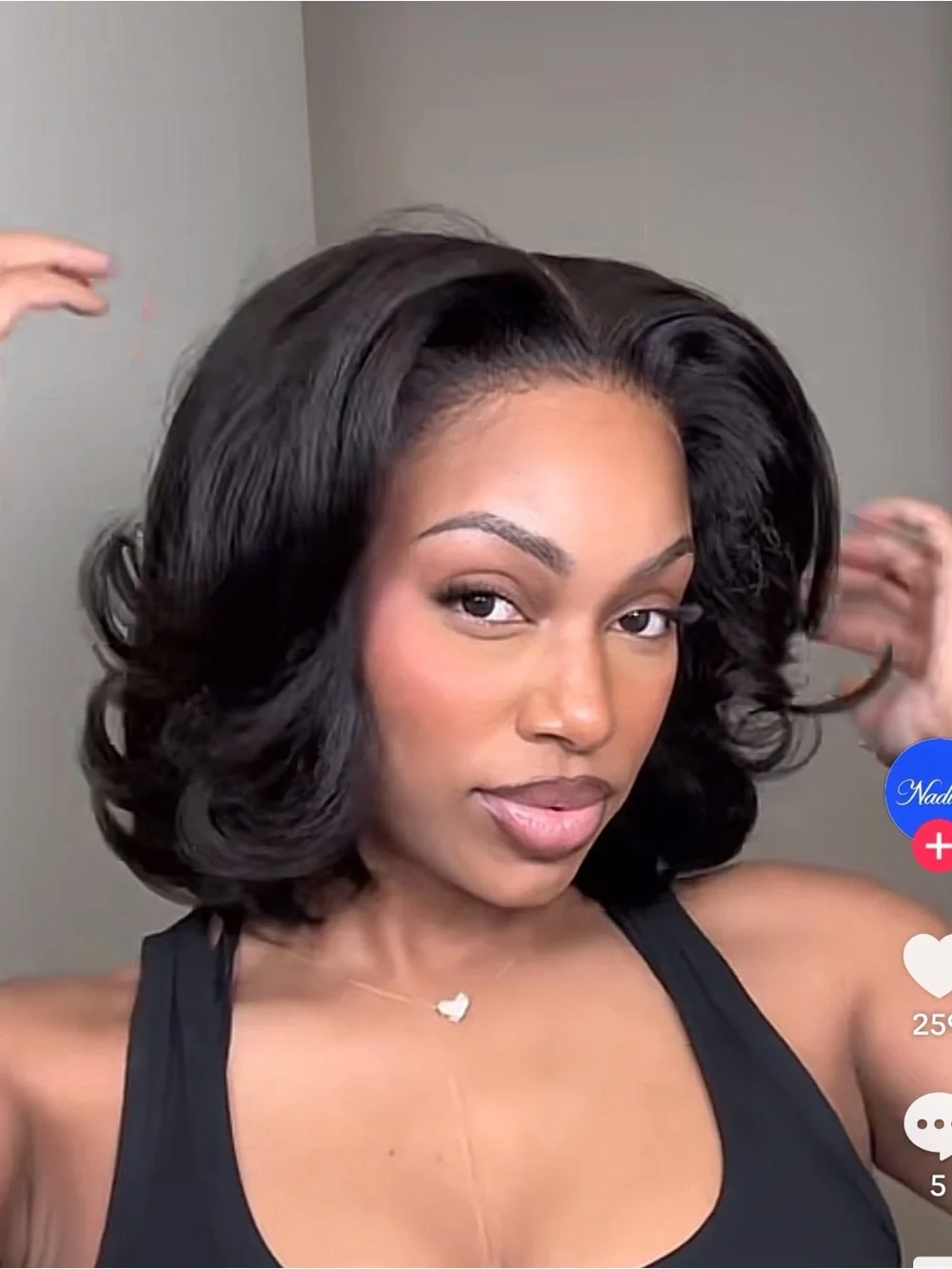 Nadula Pre-Styled Yaki Wig 7x5 Glueless